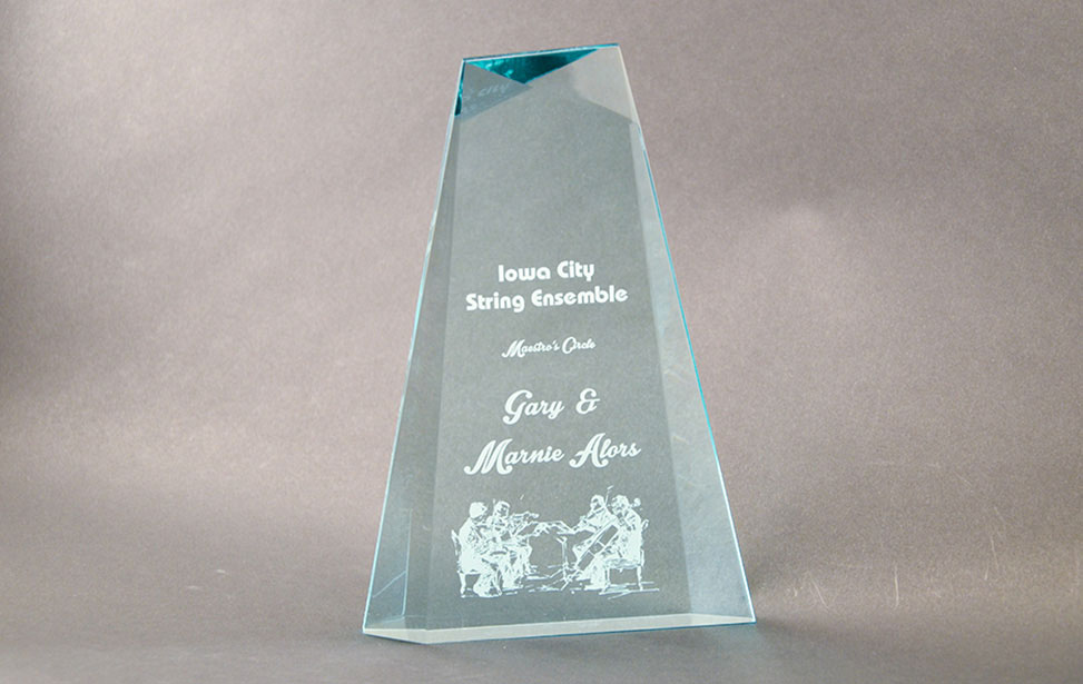 Ensemble of Glass Awards with Elegant Designs