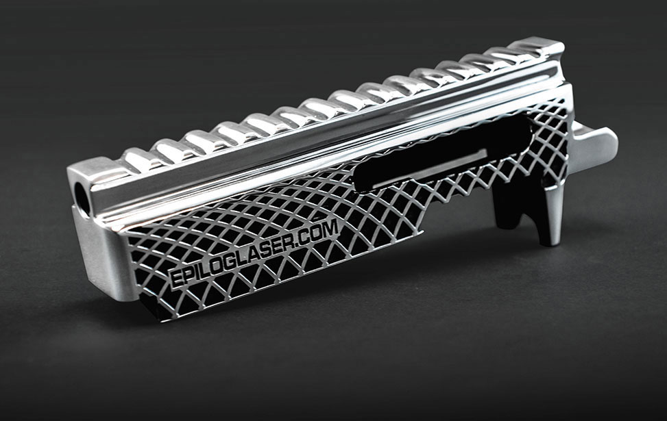 Gun reciever Fully Engraved with an Intricate Pattern